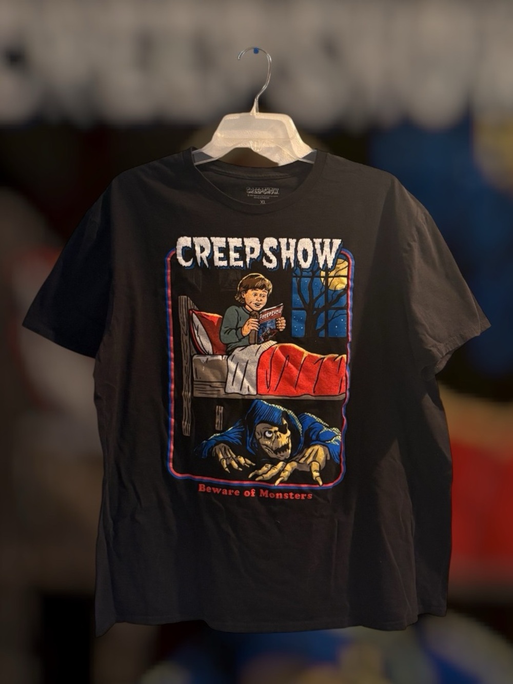 Creepshow "Beware of Monsters" Graphic Tee - Black